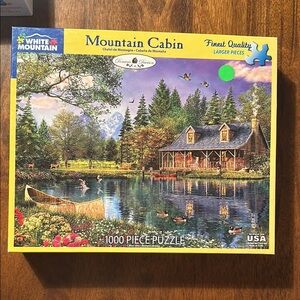 White Mountain Mountain Cabin Puzzle - 1000 Pieces